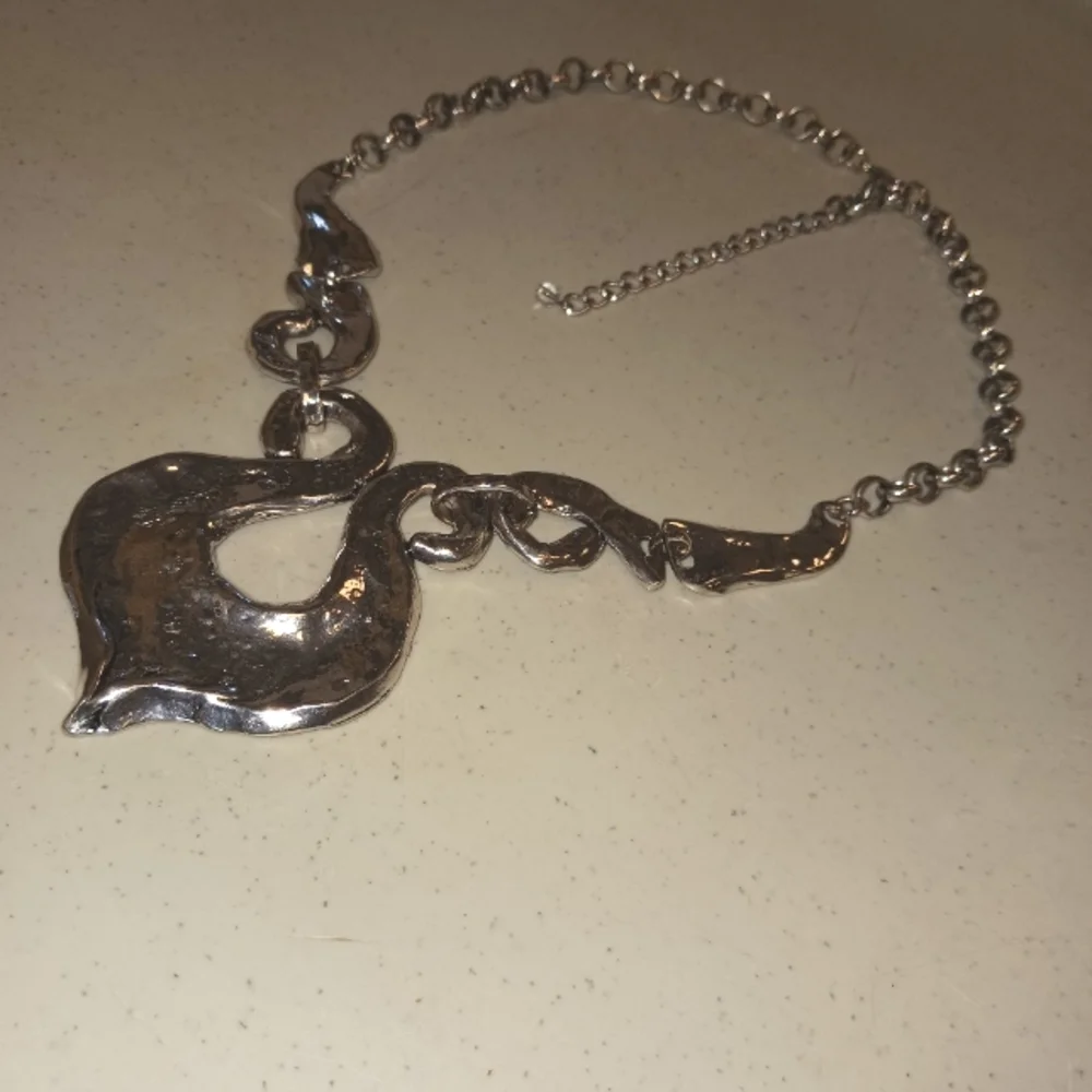 Hammered Statement Necklace